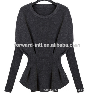 2014 autumn and winter women batwing shirt fashion long-sleeve sweater cashmere sweater wool knitted